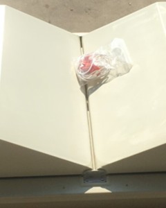 Double ceiling inlet5000m3/h@25pa assembled,  PU, adjustable